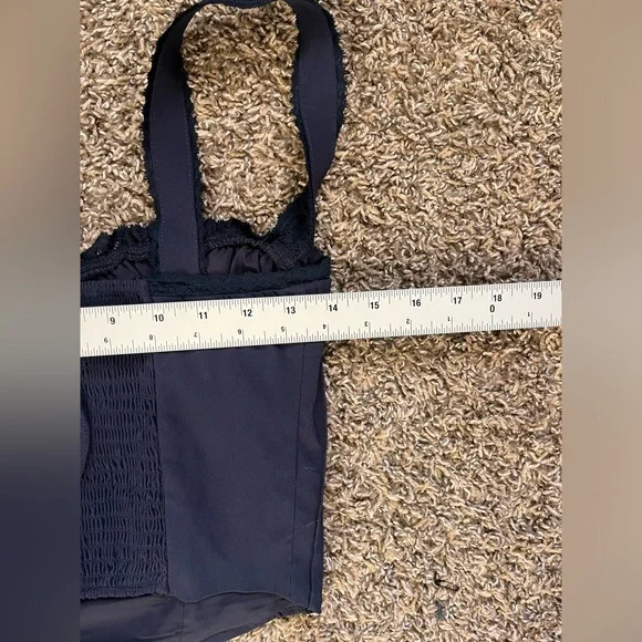 Pacsun- Women's Blue Lace‎ Corset Top- Size S - Picture 5 of 5